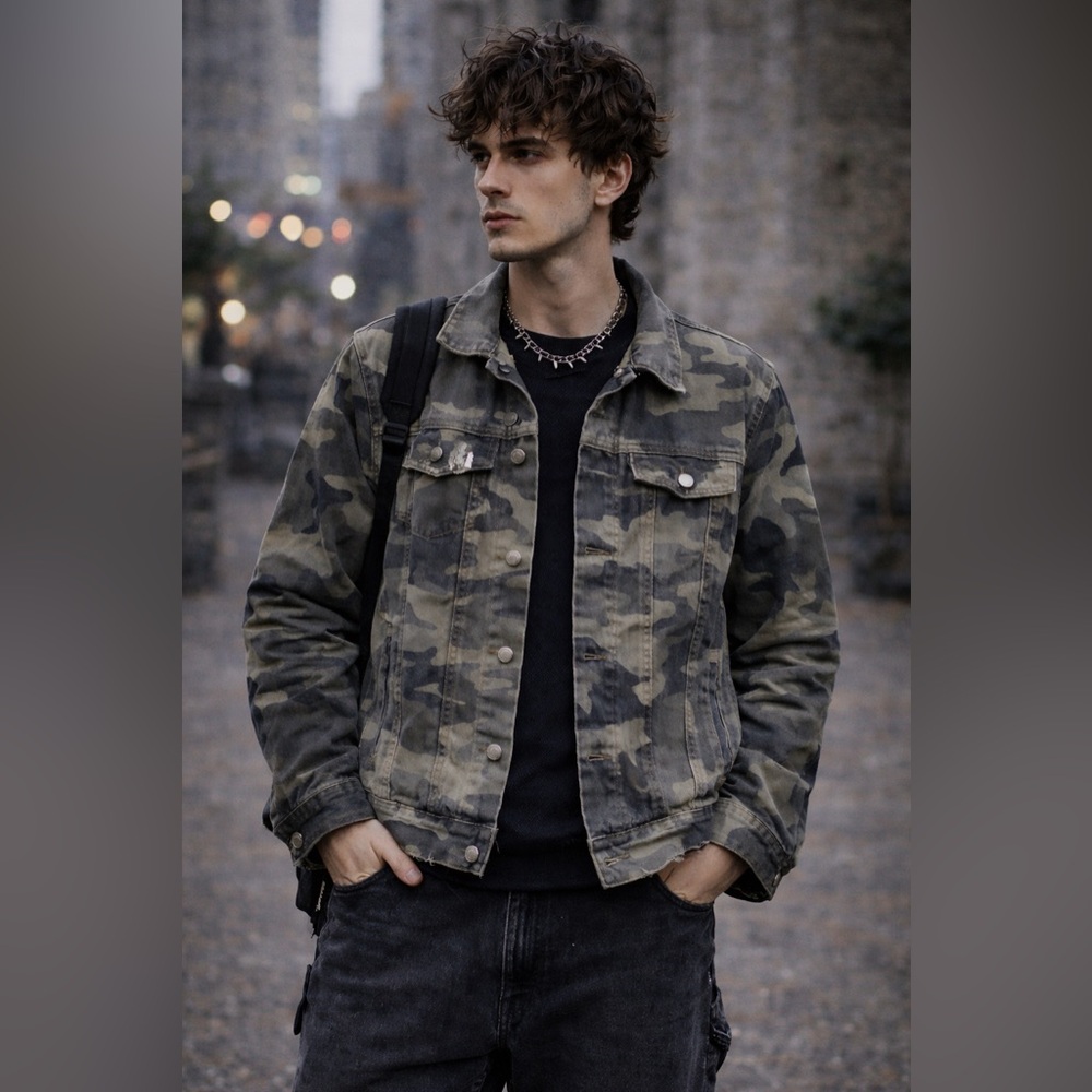 Chore coat/ Utility Jacket · Distressed Denim Trucker · 2026 Underground Grunge